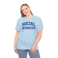 thumbnail image 4 of Social Worker MSW Graduation Shirt Gifts Tshirt Crew Neck Short Sleeve, 4 of 9