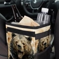 thumbnail image 6 of Bear Foldable Car Trash Can with Lid, Leak-Proof Mini Trash Can, Car Trash Bin, Trash Can for Car with Hanging Storage Bag, 6 of 6