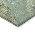 thumbnail image 4 of Addison Rugs Chantille Indoor/Outdoor Contemporary Abstract Teal Washable Rectangle Rug, 3' x 5', 4 of 6