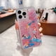 thumbnail image 1 of Samsung Galaxy A14 A24 4G A54 A34 A53 A73 A13 A23 A33 S23 S22 Plus + Ultra A33 A52 A52S 5G Sirena Niñas Mujeres Purpurina Movimiento De Arena Movediza Que Fluye La Cubierta, 1 of 3