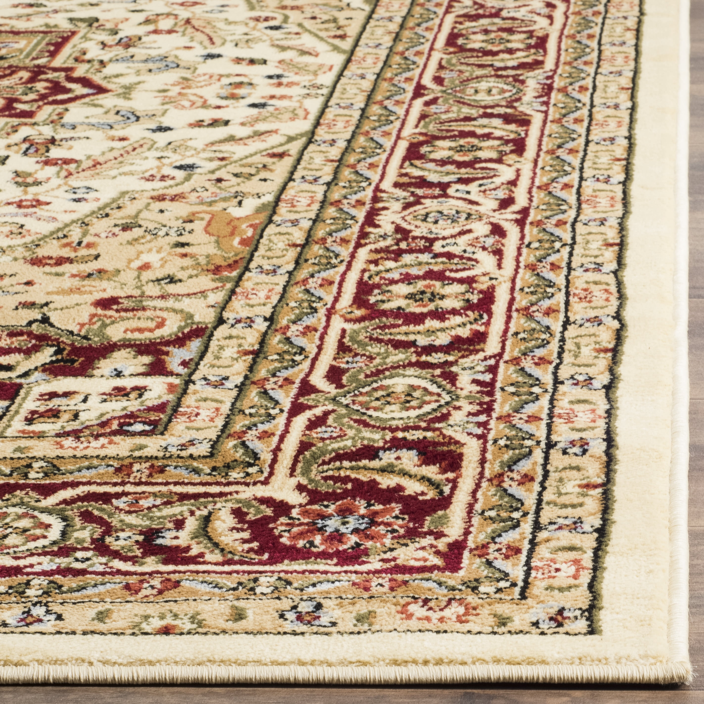 Safavieh Lyndhurst Miranda Floral Area Rug, Ivory/Red, 6' x 8'