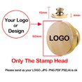 thumbnail image 1 of Customized LOGO Seal Stamp Wax Sealing Personalized Custom Wedding Party Name Initials Wax Seal DIY Scrapbook Seal Envelop Gift, 1 of 6