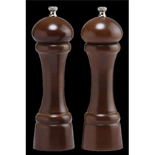 Chef Specialties 8102 8 in. Windsor Pepper Mill Salt Mill Set