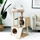 thumbnail image 5 of Pet Cat Tree Tower Condos House Scratcher Scratching Posts for Cat Climbing Tree Toy Activity Protecting Furniture Pet Cat House ShopWise Round, 5 of 17