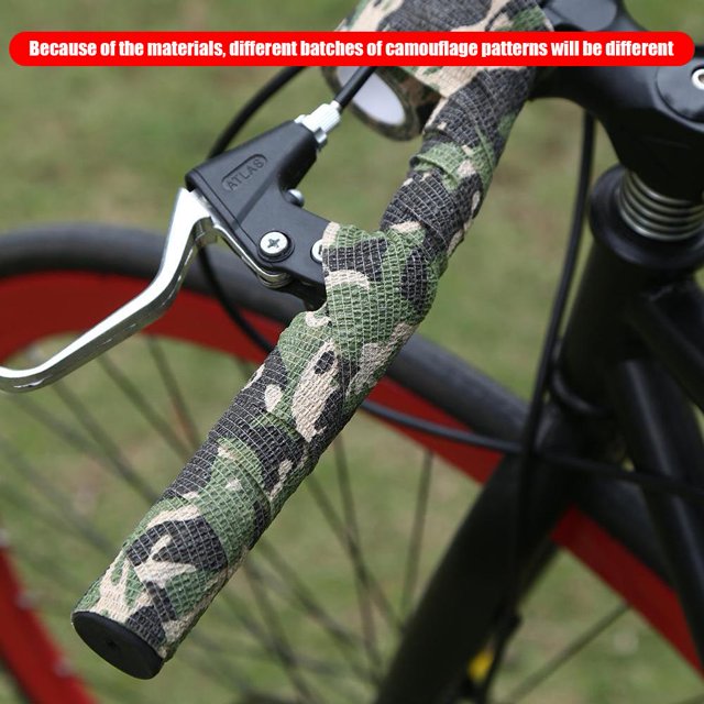 Caza 4.5mx5cm Cinta de disfraz de caza Camuflaje elástico autoadhesivo (Verde)