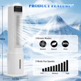 thumbnail image 5 of 42" Evaporative Air Cooler with Remote,Tower Fan with 3 Modes,Portable Air Conditioner 24H Timer,70° Oscillating Humidifier for Home, 5 of 9