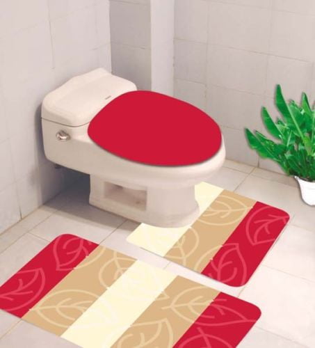 Bathroom Mats Set 3 Piece Memory Foam Extra Soft Shower Bath