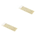thumbnail image 2 of Cateissary 50 piezas ABS servilleta hebilla strass pegatina decorativa tipo hueco boda cena toallero anillo decoración oro Oro 2piezas, 2 of 6