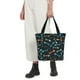thumbnail image 5 of Fotbe Little Fish Skeleton Bolsa de Playa con Estampado, Bolsa de Hombro, Bolsa de Mano Espaciosa, Bolsa de Viaje Ligera, Bolsa de Compras Versátil, 5 of 6