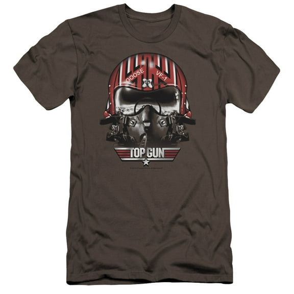 Top Gun - Goose Helmet - Premium Slim Fit Short Sleeve Shirt - Medium