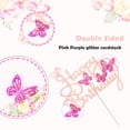 thumbnail image 3 of 13 adornos para tartas de mariposa en 3D, para niñas y mujeres, decoraciones para tartas de cumpleaños, decoraciones para fiestas de mariposas MFZFUKR BST3028807-1, 3 of 7