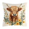 thumbnail image 3 of Throw Pillow Cover 18x18 Inch Cute Patterns Print Soft Breathable Hidden Zipper Decorative for Sofa Living Room by MPOISVA, 3 of 6