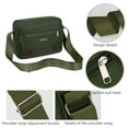 thumbnail image 6 of Mecorevxz Crossbody Bags for Women Nylon Shoulder Bag Roomy Multiple Pockets Messenger Purses Handbags(Green), 6 of 7