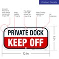 thumbnail image 3 of Private Dock Keep Off Sign,, 3 of 8