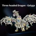 thumbnail image 5 of 3D Metal Puzzle Mechanical Dragon Model DIY Assembly Kit Complex Brain Teaser Creative Handmade Project for Display, 5 of 5