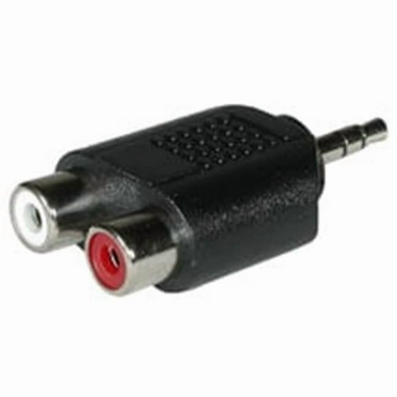3.5mm STEREO MALE to DUAL RCA FEMALE ADAPTER