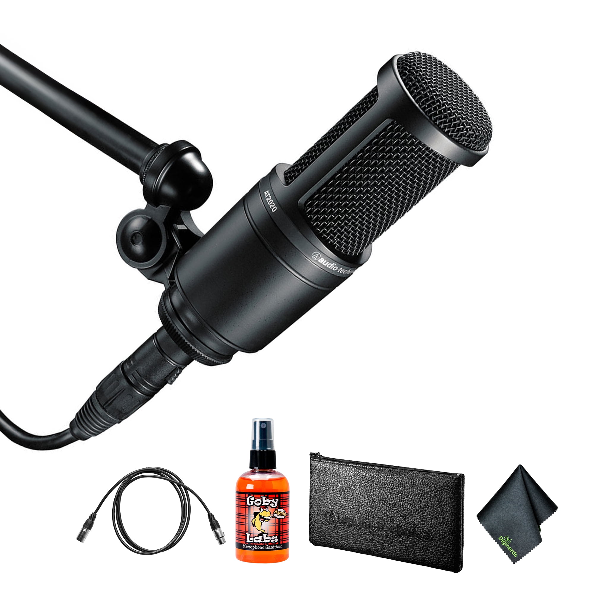 Audio-Technica AT2020 Side Address Cardioid Condenser Studio XLR