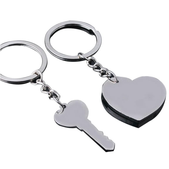 Raindrops Love Couple Keyring Silver Tone 1 Set Meaningful Present Wedding Anniversary