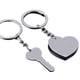 thumbnail image 1 of KAKOWELY Llavero de pareja, regalo para enamorados, San Valentín, aniversario de bodas o cumpleaños (plata), 1 of 3