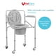 thumbnail image 2 of Silla cómodo con ruedas y freno plegable , Para Baño o Ducha, 2 of 5