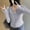 Gray, variant on UPF 50+ Hooded Womens Lightweight Jackets UV Protection Full Zip Long Sleeve Womens Coat Jacket Fall Hiking Solid Tops