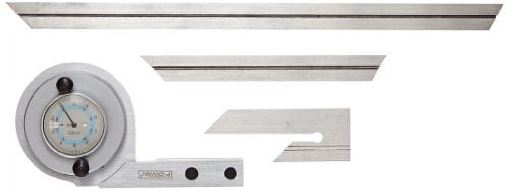 Fowler Universal Dial Protractor with 6" & 12" Blades