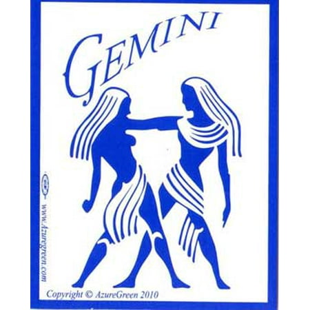 Novelty Amusement Toys Bumper Stickers Power of the Zodiac Gemini