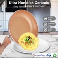 thumbnail image 3 of Juego de utensilios de cocina M MELENTA Ultra Antiadherente de cobre con cerámica, 11 piezas, 3 of 6