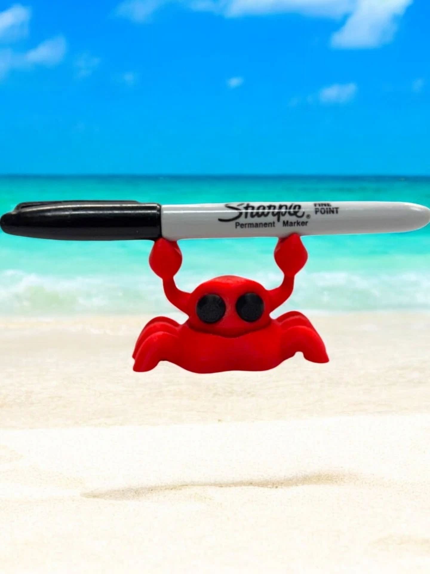 Cute Crab Pen Holder – Fun Desk Organizer For Pens, Pencils & Markers