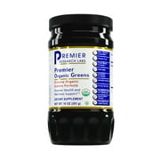 Premier Research Labs Organic Greens Powder - With Alfalfa Leaf, Barley Grass & Chlorella - Green Supplements Powder - Supports Natural Vitality - Vegan & Gluten Free - 10 oz