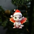 thumbnail image 5 of Nkmbld Christmas Tree Hanging Decorations, Unique Dinosaur Hanging Pendant Decoration for Tree Walls Windows Doors Car Interiors Decors, 5 of 8