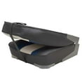 thumbnail image 2 of Boat Folding Fishing Seat 75107CBW | 23 3/4 Inch Charcoal Blue White, 2 of 5