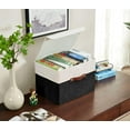 thumbnail image 3 of Storage Box with Lid Decorative Box Large Storage Bins with Lid ( & with Flip Lid), 3 of 9