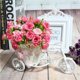 thumbnail image 3 of Cesta de flores con jarrón de ratán, pequeño triciclo de ratán, accesorios decorativos para disparar, boutique creativa, bicicleta, 3 of 3