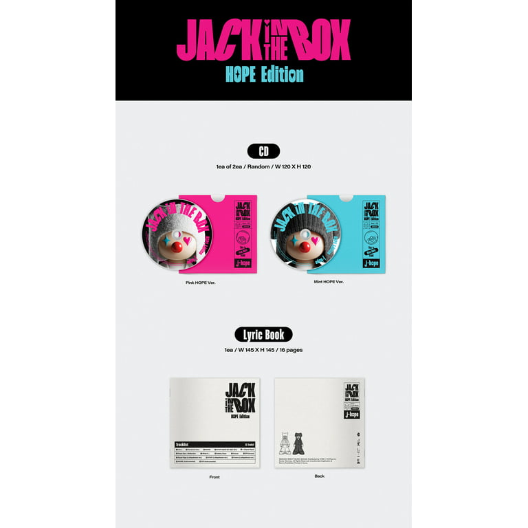 J-Hope (BTS) - Jack in The Box (Hope Edition) (Walmart Exclusive) - CD