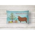 thumbnail image 3 of Carolines Treasures BB9348PW1216 Merino Sheep Christmas Canvas Fabric Decorative Pillow, Teal, 12H x16W, multicolor, 3 of 4
