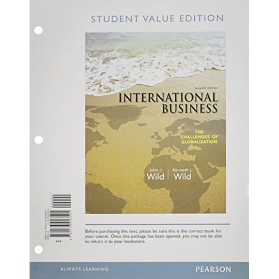International Business: The Challenges of Globalization, Student Value Edition Plus 2014 MyManagementLab with Pearson eText -- Access Card Package (7th Edition), 9780133869989, Paperback, 7