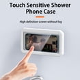 thumbnail image 4 of Washranp 360-degree Rotation Shower Phone Holder,Retractable Wall-Mounted Waterproof Cellphone Case with Touch Screen for Bathroom Bathtub, 4 of 8