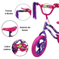thumbnail image 2 of Bicicleta Infantil Niña R12 Ruedas Auxiliares Goma Unibike - Spring, 2 of 7