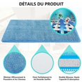 thumbnail image 3 of 6 pcs Reusable Replacement Cloths Mist Microfiber Mops for Floor Cleaning (Blue 6 pcs), 3 of 4