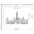 thumbnail image 5 of Art.com New York Skyline Crop Art Print by Avery Tillmon, White Frame Wall Art, 21" x 17", 5 of 5