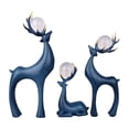 thumbnail image 2 of 3 Piezas Estatuas de Alce BLESIY Figuras de Reno 2024 Conjunto de Adornos, 2 of 8