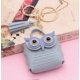 thumbnail image 1 of Mini Coin Purse Keychain Cute Owl Backpack Change Wallet Bags Jewelry Pouch With Keyring For Women Storage Coins Blue, 1 of 3