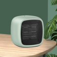 thumbnail image 4 of Space Heater PTC Ceramic Portable Adjustable for Indoor Desktop Office Green perfecl Calentador pequeño, 4 of 8