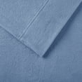 thumbnail image 2 of Comfort Classics Micro Fleece 4-Piece Blue Sheet Set, Full, 2 of 7