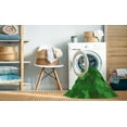 thumbnail image 2 of Ahgly Company Machine Washable Indoor Rectangle Transitional Dark Green Area Rugs, 5' x 8', 2 of 7
