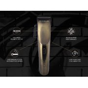 Stylecraft Rogue Professional 9V Microchipped Magnetic Motor Cordless Hair Clipper, 5 Guards, Matte Gunmetal