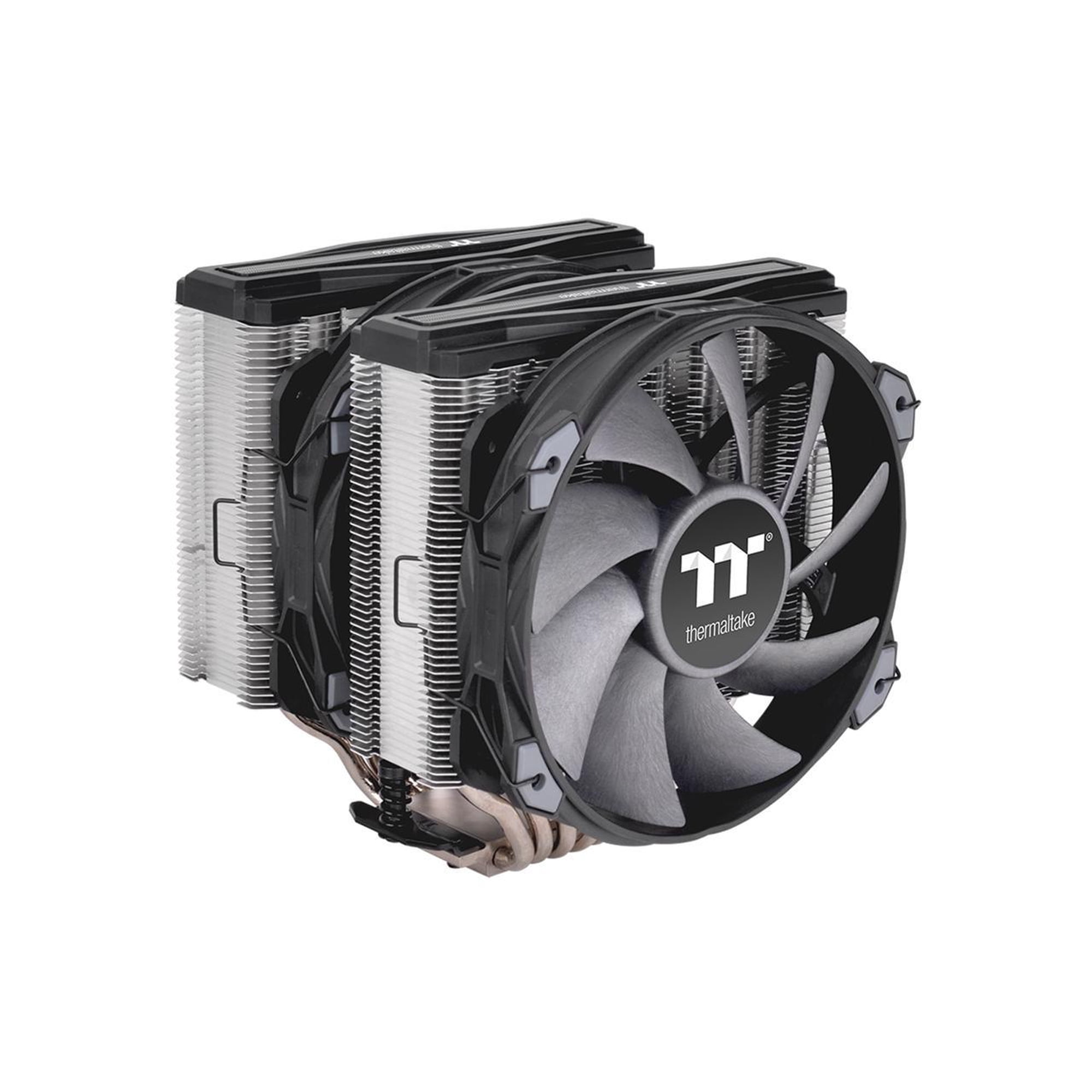 Thermaltake TOUGHAIR 710 250W TDP CPU Cooler, Intel LGA 1700/1200, AMD AM5/AM4, Dual-Tower Dual Fan Design, Copper base with 7 heat pipes, CL-P110-CA14GM-A