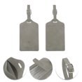 thumbnail image 3 of Unique Bargains 1 Pc Airplane Luggage Tag for Travelling Gray Polyurethane, 3 of 5