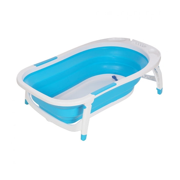Bañera The Baby Shop 8833 ultra compacta y plegable Azul 30 litros